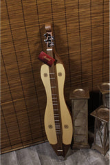 Roosebeck Grace Mountain Dulcimer 4-String Vaulted Spruce Knotwork – Walnut