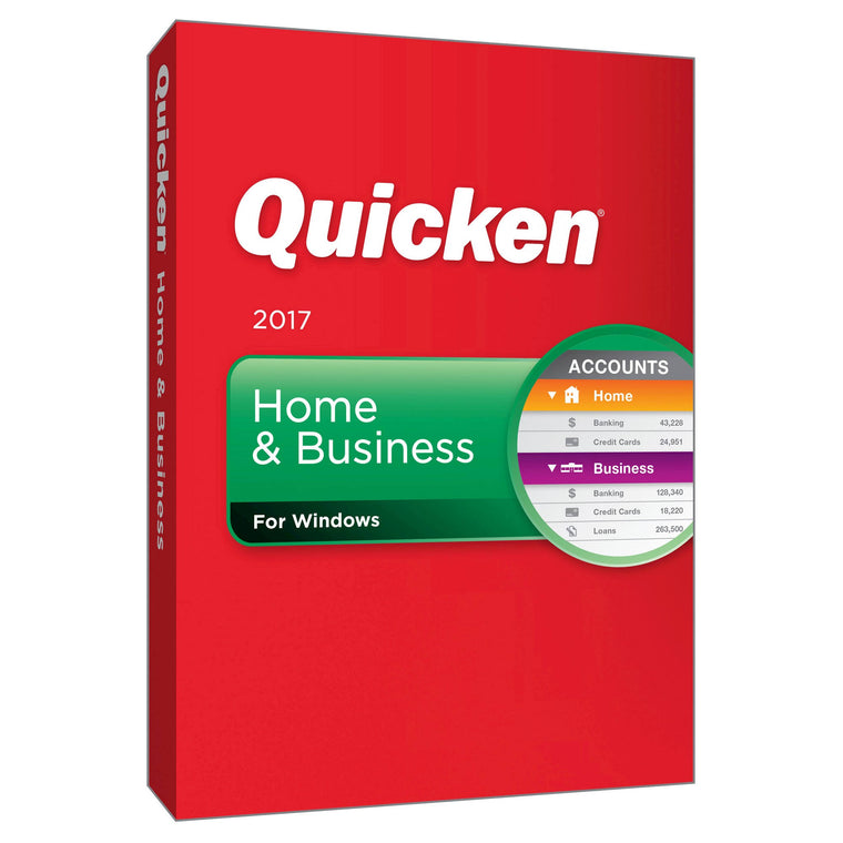 Quicken Home & Business 2017 – Box Pack