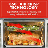 Emeril Lagasse 26 QT Extra Large Air Fryer, Convection Toaster Oven with French Doors, Stainless Steel